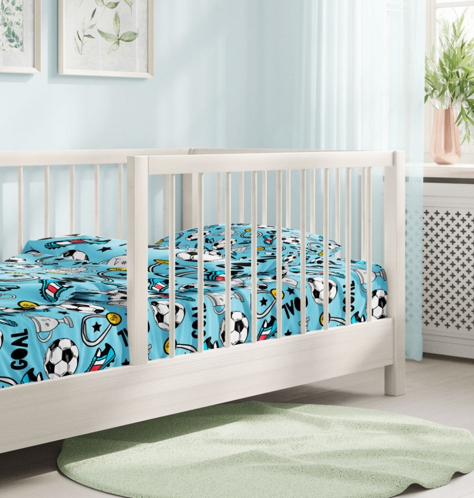 Alternative view of Σεντόνια Σετ Goal - 125x175(x2)+30x40(x1) - BABY- COKITEX