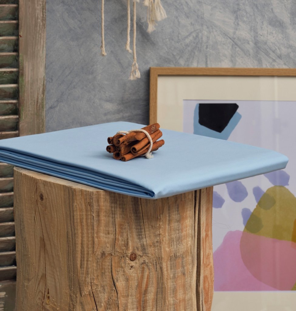 Σεντόνια Μονόχρωμα Melody - Blue, Flat 170x270 - MELODY- COKITEX