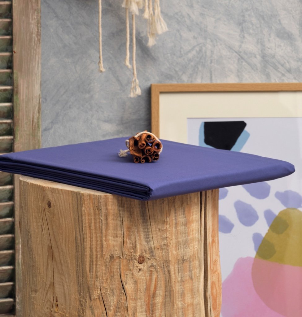 Σεντόνια Μονόχρωμα Melody - Blue Night, Λάστιχο (105x200+32) - MELODY- COKITEX