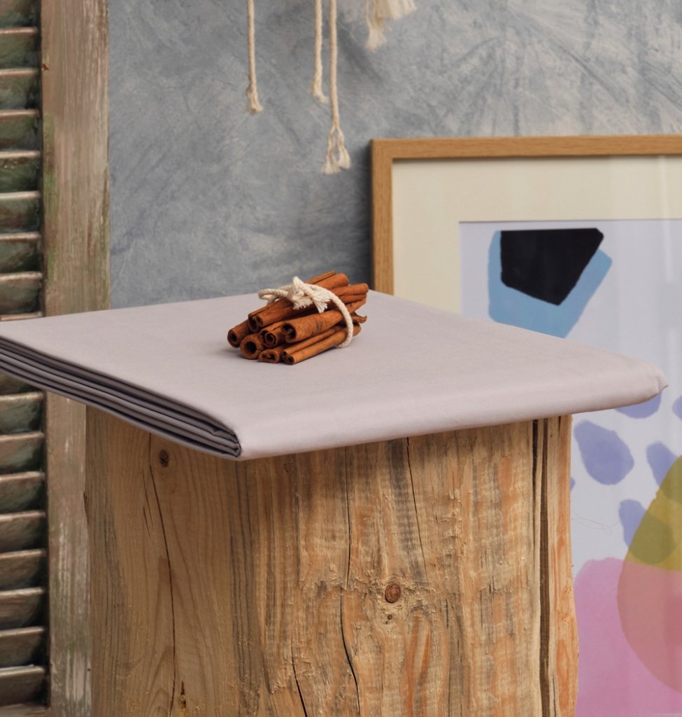 Σεντόνια Μονόχρωμα Melody - Grey, Λάστιχο (105x200+32) - MELODY- COKITEX