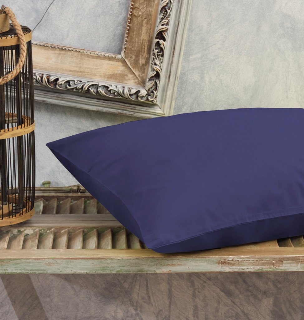 Μαξιλαροθήκες Μονόχρωμες Power Nap - N.Blue, 50x70 - POWER NAP- COKITEX