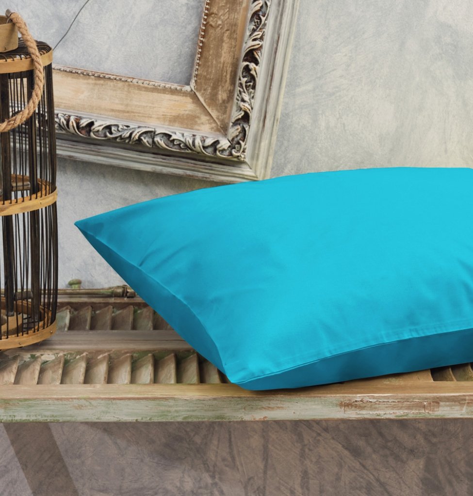 Μαξιλαροθήκες Μονόχρωμες Power Nap Premium - Acqua, 50x70 - POWER NAP PREMIUM- COKITEX