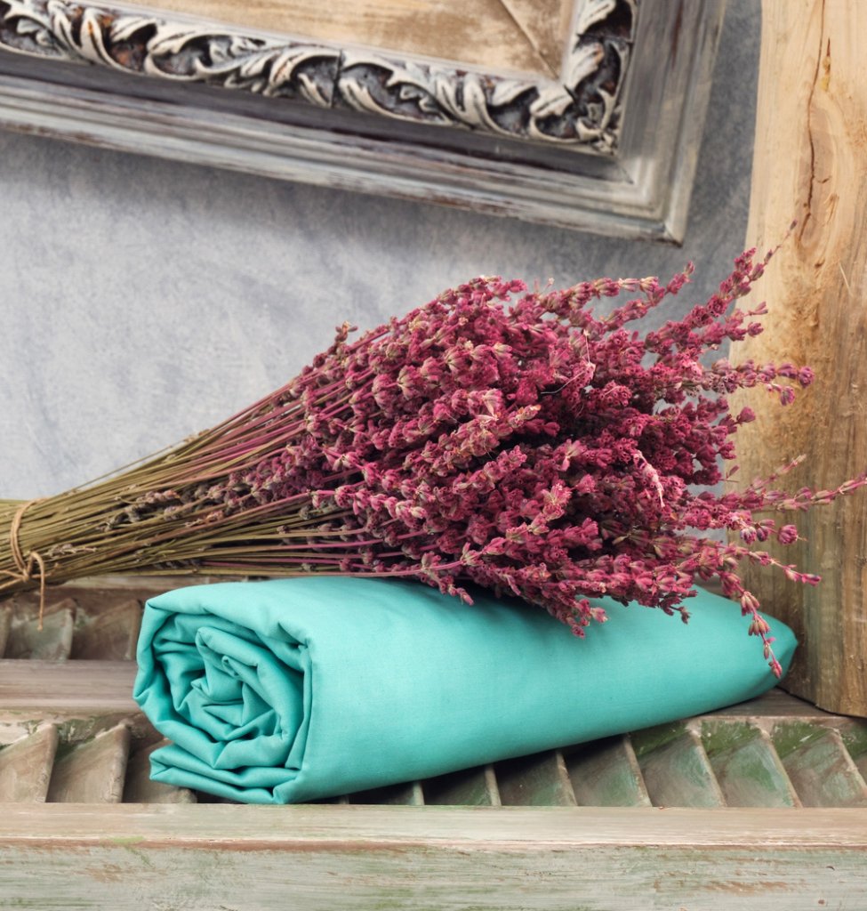 Σεντόνια Μονόχρωμα Λάστιχο Angel - Mint, Διπλό λάστιχο (150x200+25) - ANGEL- COKITEX