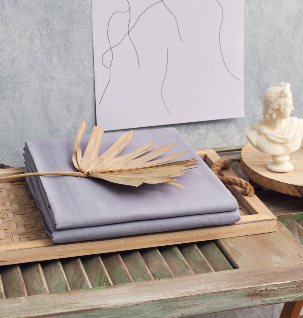 Παπλωματοθήκη Μονόχρωμη Power Nap - M.Grey, Διπλό (200x240) - POWER NAP- COKITEX