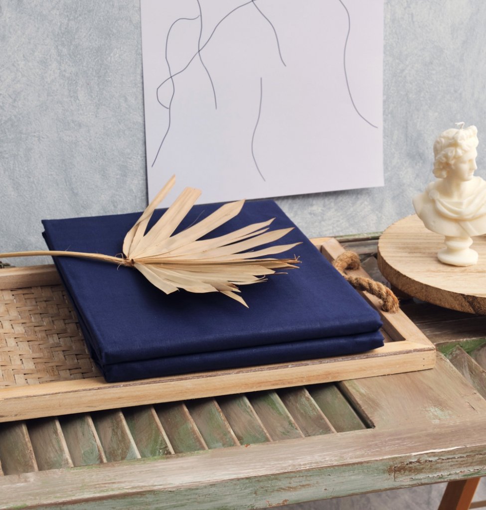 Παπλωματοθήκη Μονόχρωμη Power Nap - N.Blue, Διπλό (200x240) - POWER NAP- COKITEX