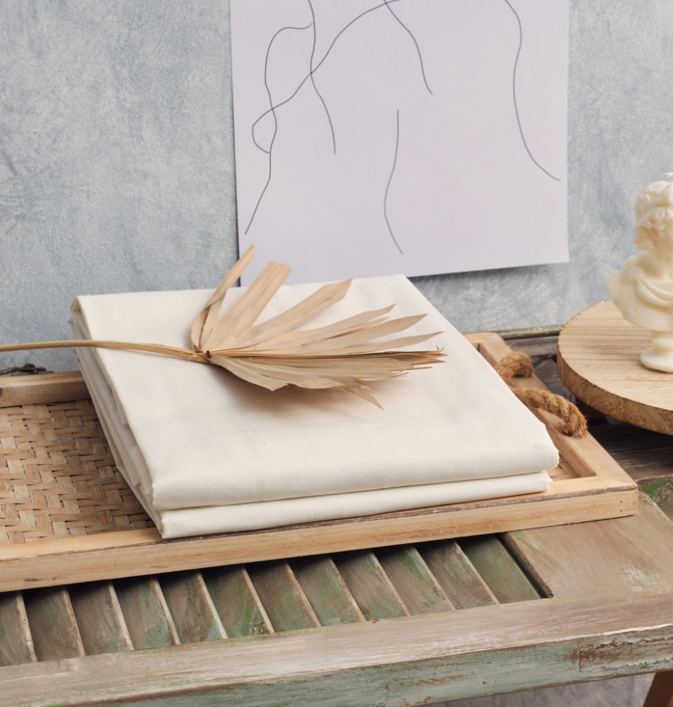 Παπλωματοθήκη Μονόχρωμη Power Nap - Ivory, Διπλό (200x240) - POWER NAP- COKITEX