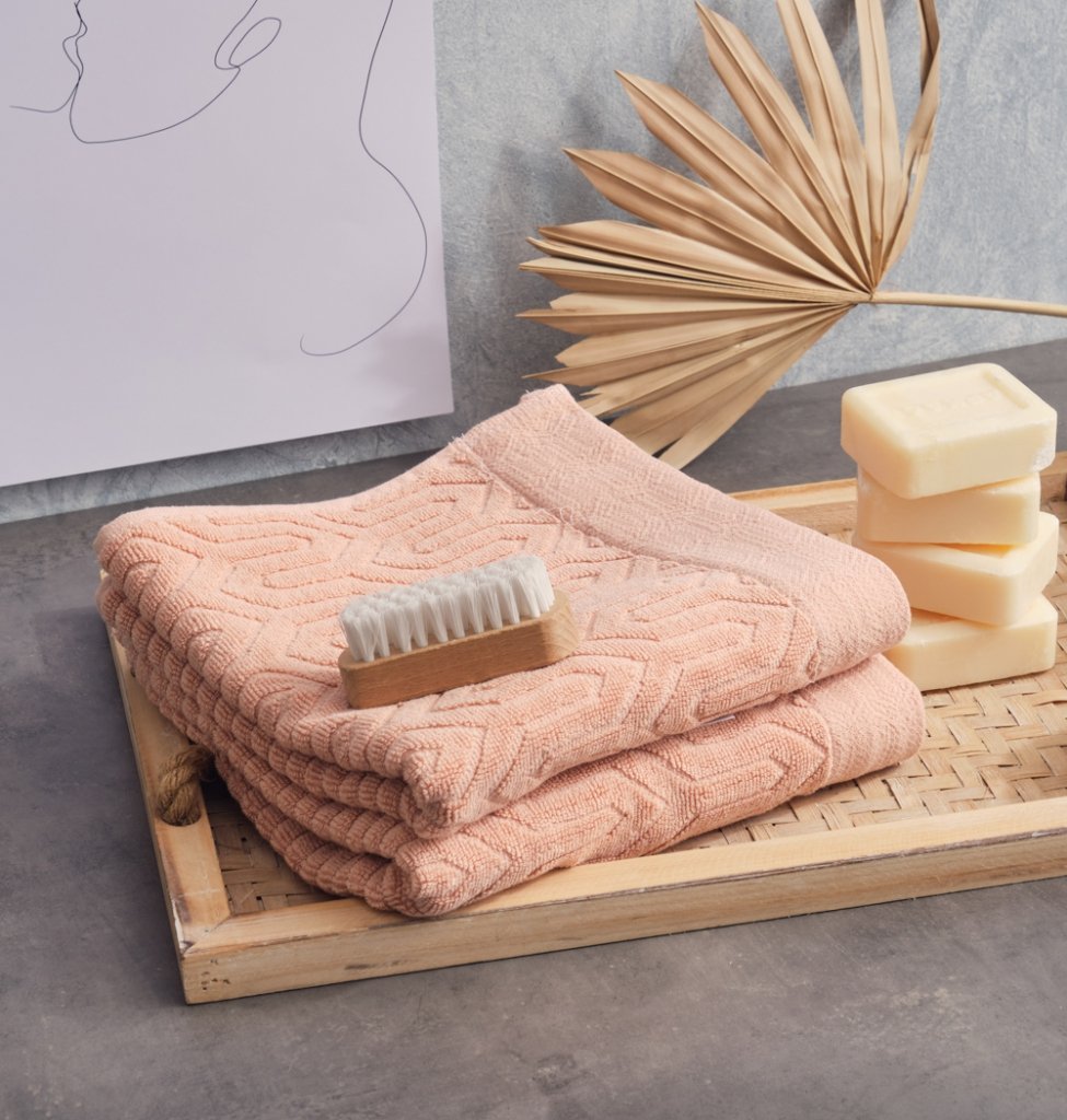 Πετσέτα Ζακάρ Sienna Powder - Σώματος 80x150 - SERENE- COKITEX - Image 3