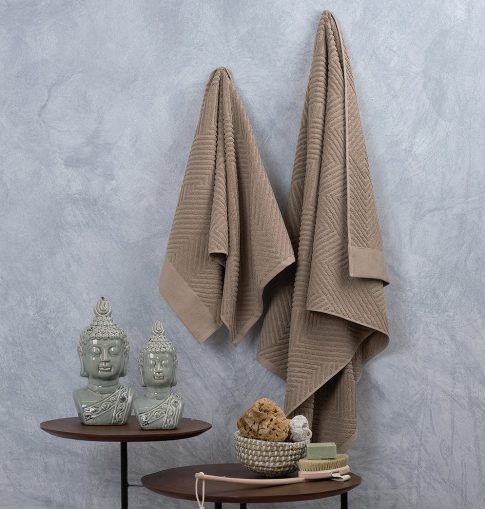 Πετσέτα Ζακάρ Venice Greige - Προσώπου 50x100 - SERENE- COKITEX