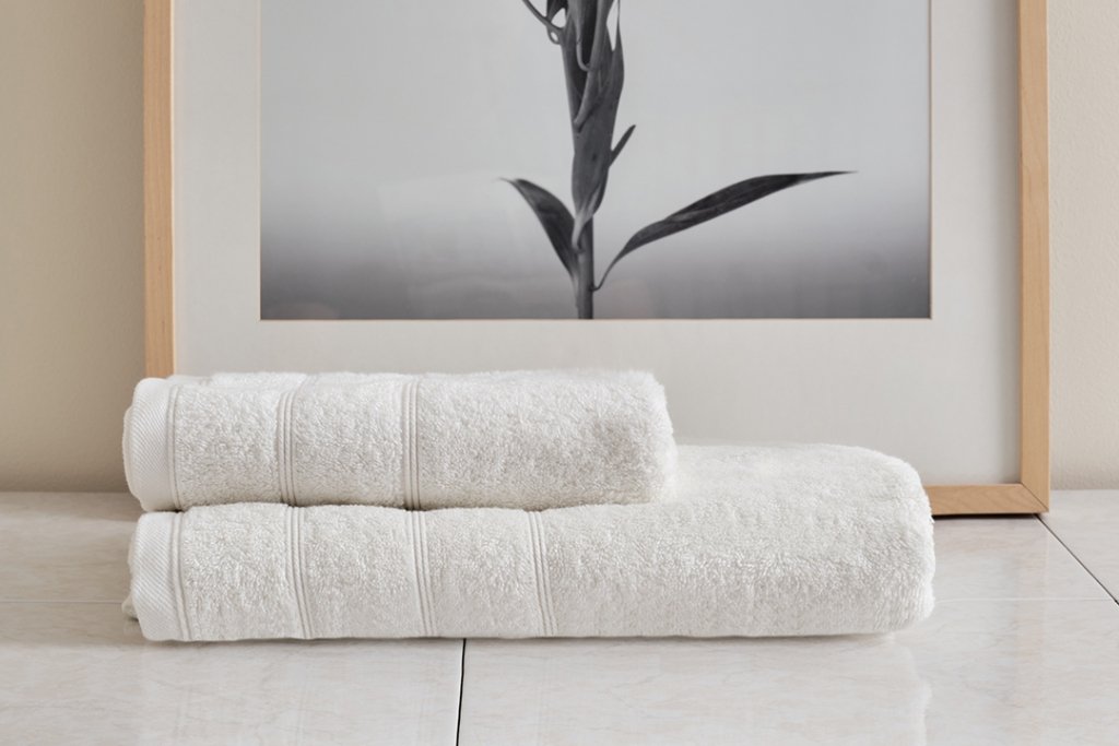 Πετσέτα Μονόχρωμη Lovable - Ivory, Σώματος 80x150 - LOVABLE- COKITEX