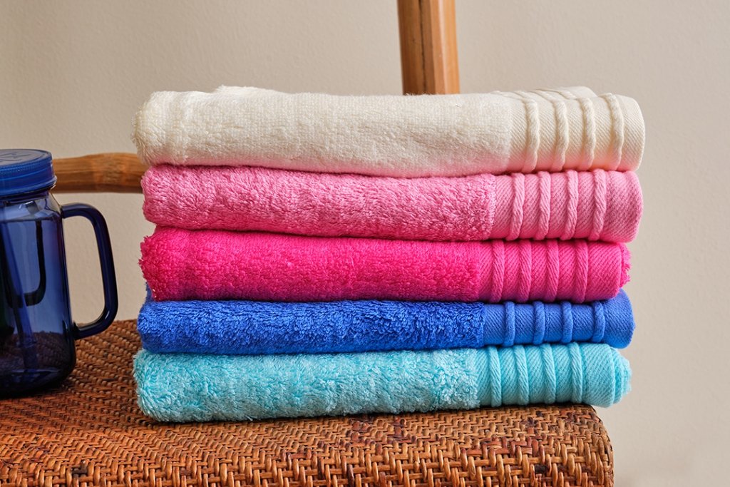 Πετσέτα Μονόχρωμη Baboo - Blue, Προσώπου 50x100 - ΒΑΒΟΟ- COKITEX