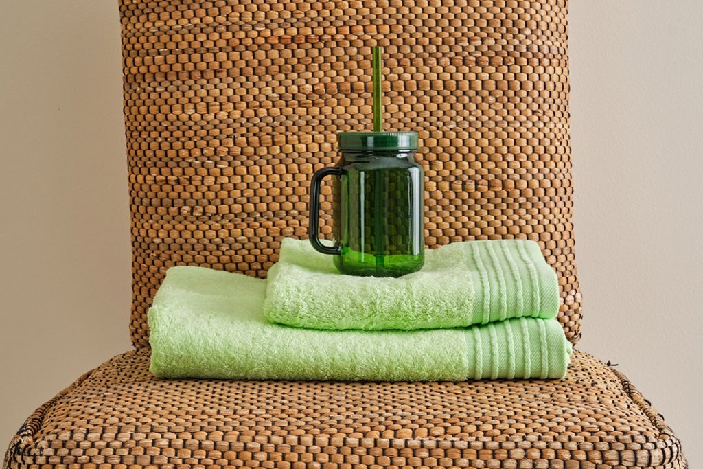 Πετσέτα Μονόχρωμη Baboo - Mint, Προσώπου 50x100 - ΒΑΒΟΟ- COKITEX