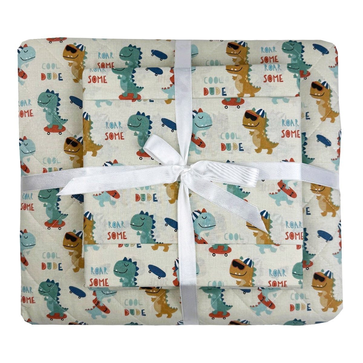 Σετ Παιδικό Κουβερλί με Σεντόνι και Μαξιλαροθήκες Cool Dino 7868-7848 - Astron Italy