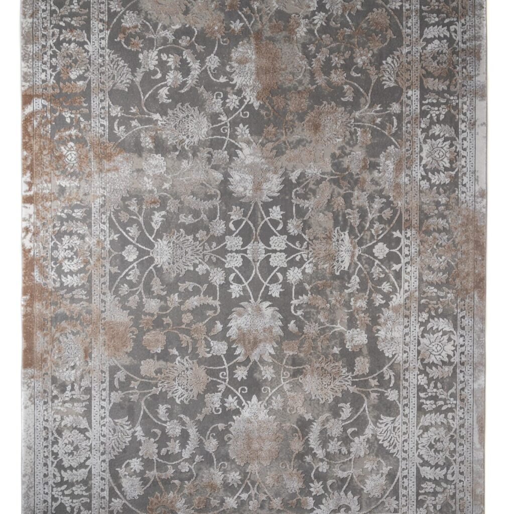 ΧΑΛΙ LUXURIOUS SILK 6789 GREY BEIGE - 080cm x 150cm 2004334 - Klonaras