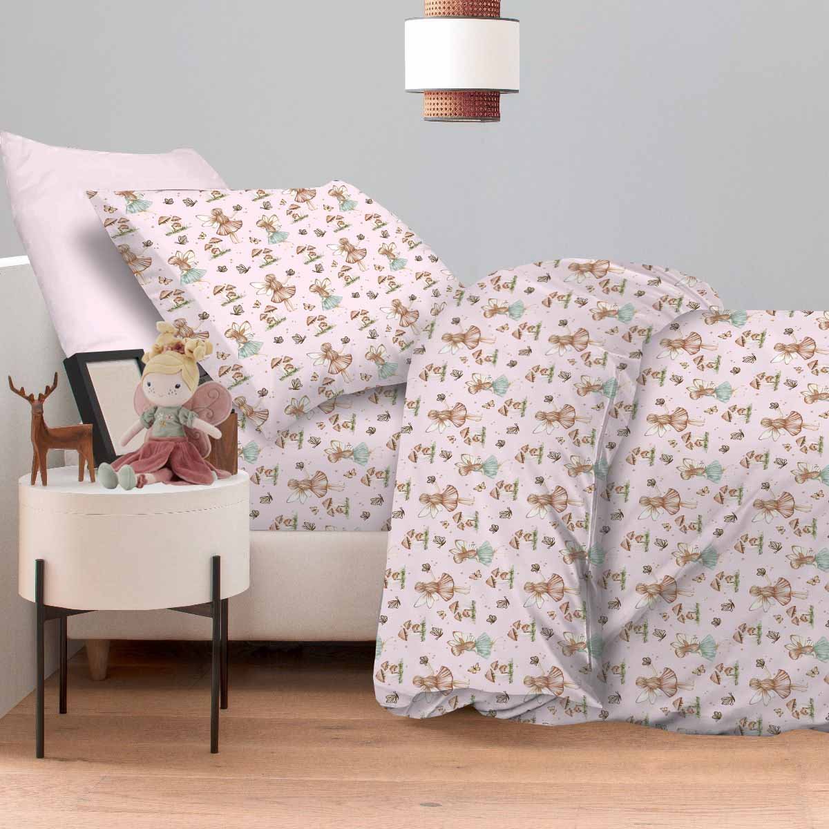 Παιδικά Σετ Σεντόνια Μονά Fairy Girl 8704 - Astron Italy