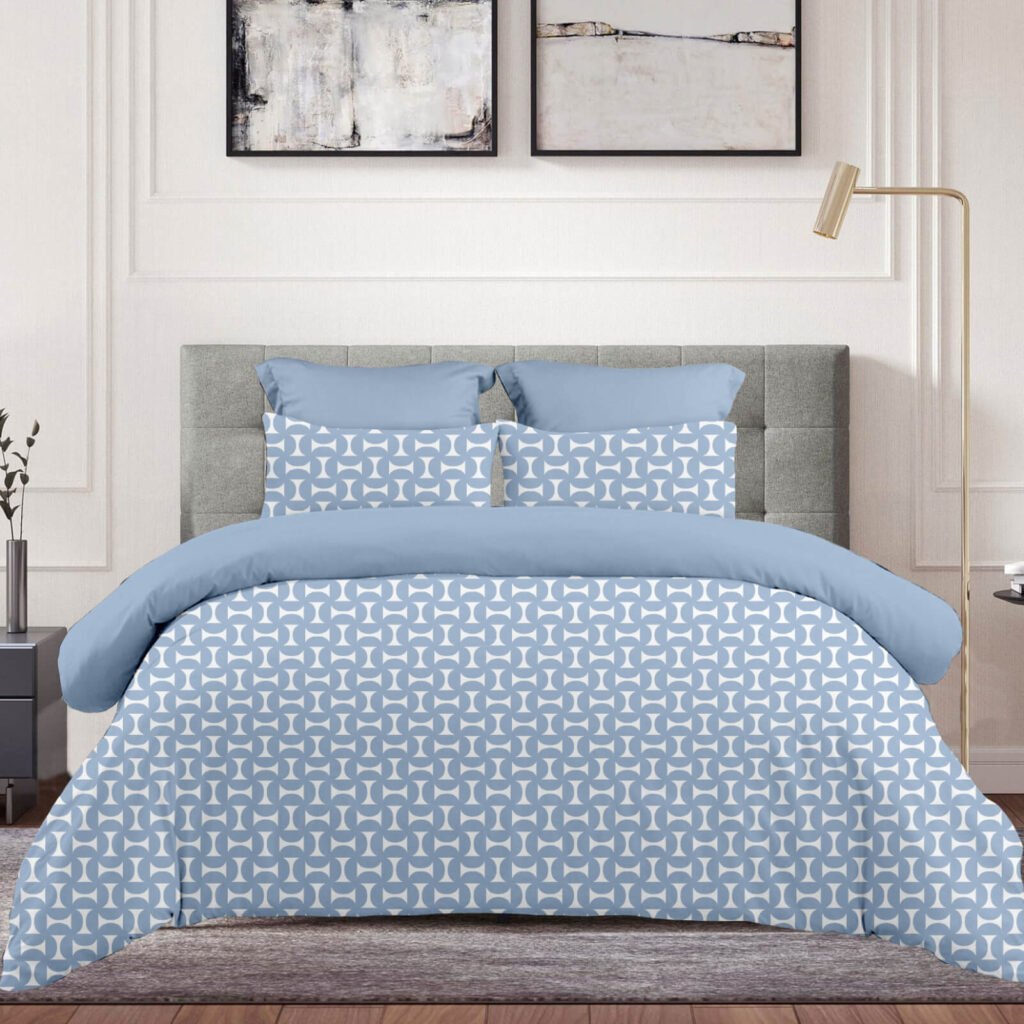 Σεντόνι Με Λάστιχο (160x200+30) Luna Blue 9476 - Astron Italy