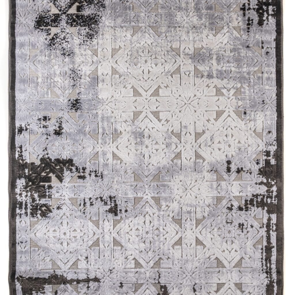 ΧΑΛΙ MUSE 563/H SILVER BLACK - 133cm x 190cm 2004152 - Klonaras