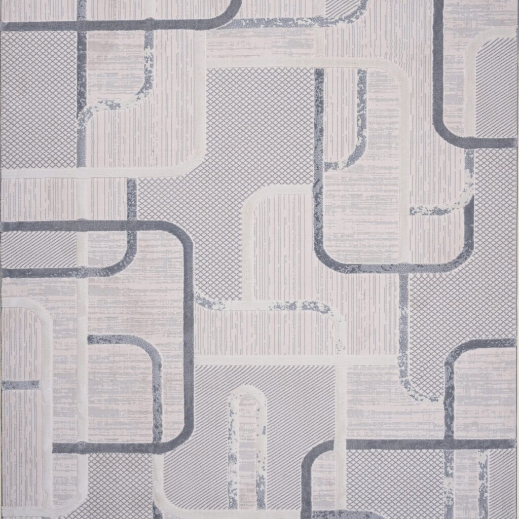 ΧΑΛΙ OSLO 5385/SF 456 IVORY-LIGHT GREY - 133cm x 190cm 2004862 - Klonaras