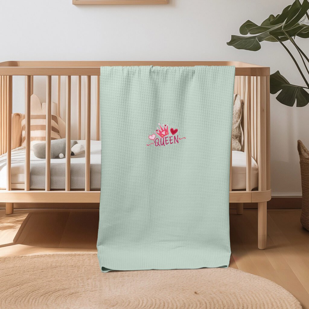 ΚΟΥΒΕΡΤΑ ΠΙΚΕ ΑΓΚΑΛΙΑΣ 80X110 ADAM HOME QUEEN GREEN