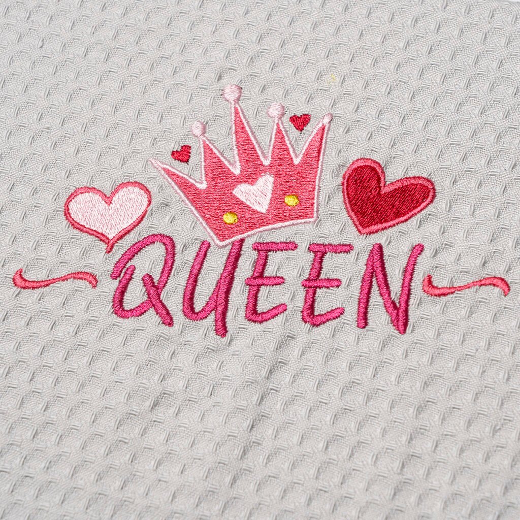 Alternative view of ΚΟΥΒΕΡΤΑ ΠΙΚΕ ΑΓΚΑΛΙΑΣ 80X110 ADAM HOME QUEEN GREY