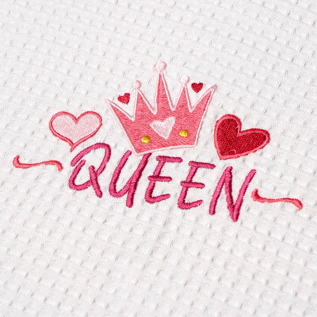 Alternative view of ΚΟΥΒΕΡΤΑ ΠΙΚΕ ΑΓΚΑΛΙΑΣ 80X110 ADAM HOME QUEEN WHITE