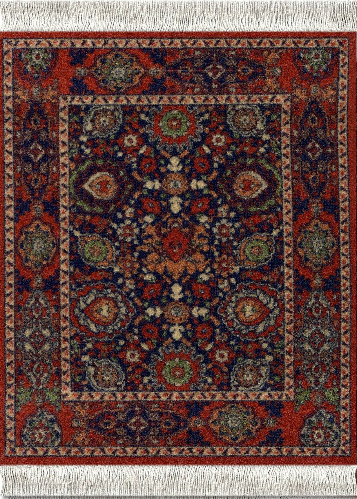 ΣΟΥΒΕΡ Coaster rugs-Harshang Rosette Palmette Rosette Palmete - Klonaras