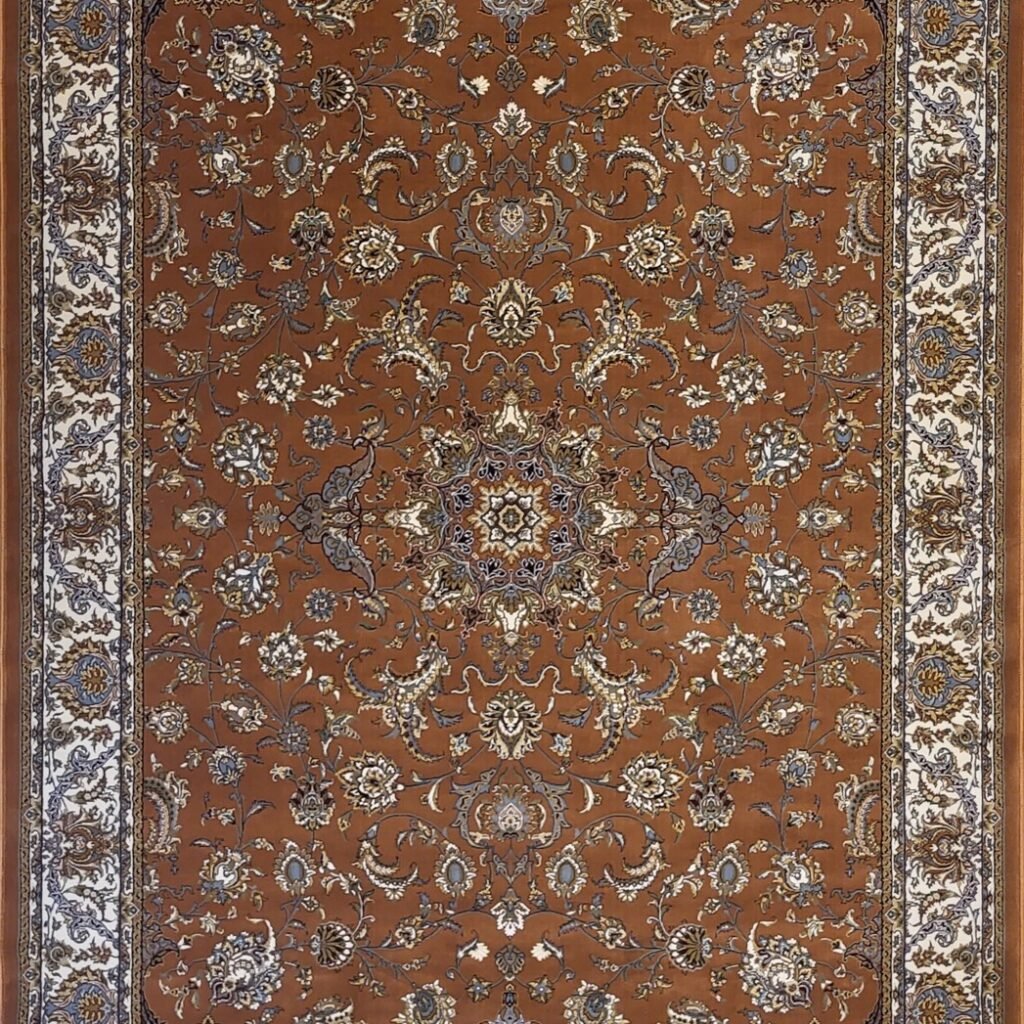 ΧΑΛΙ ROYAL SILK 003 BROWN - 200cm x 285cm 2004012 - Klonaras