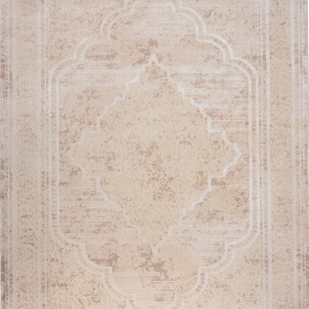 ΧΑΛΙ VELVET VINTAGE 9298/Cream - 160εκ - Στρόγγυλο 2004878 - Klonaras