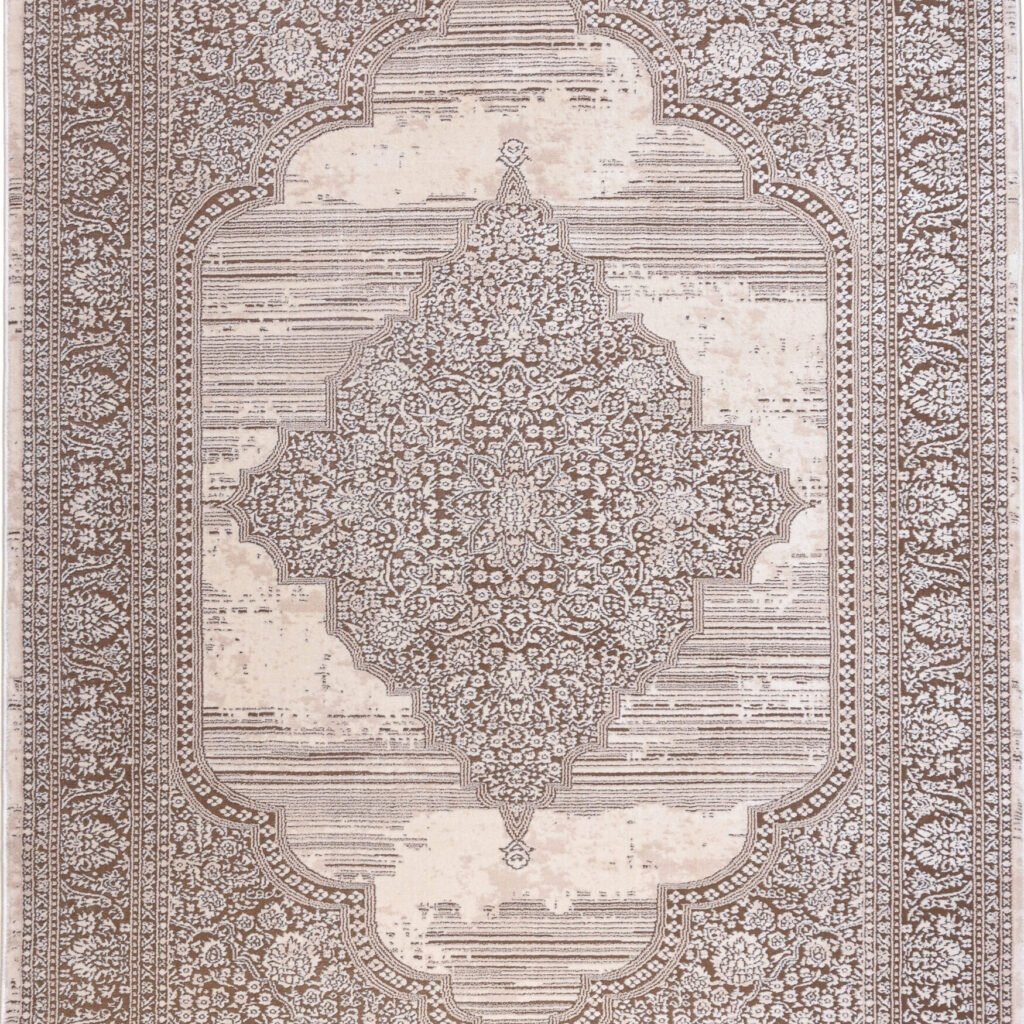 ΧΑΛΙ VELVET VINTAGE 9298/Vison - 160εκ - Στρόγγυλο 2004967 - Klonaras