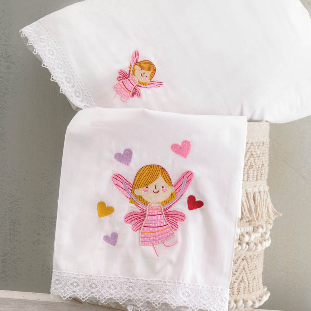 AMELIA - ΣΕΤ ΣΕΝΤΟΝΙΑ ΒΡΕΦΙΚΑ 3 ΤΕΜ. KENTHMA - ΡΟΖ - 100X160 - Rythmos