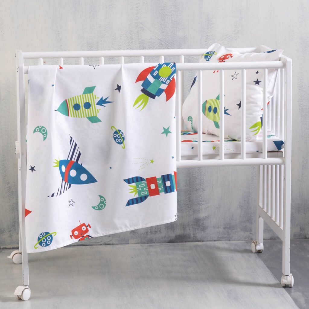 ASTRONIO - ΣΕΤ ΠΑΠΛΩΜΑΤΟΘΗΚΗ ΒΡΕΦΙΚΗ 2 ΤΕΜ. -  - 110Χ160 - Rythmos