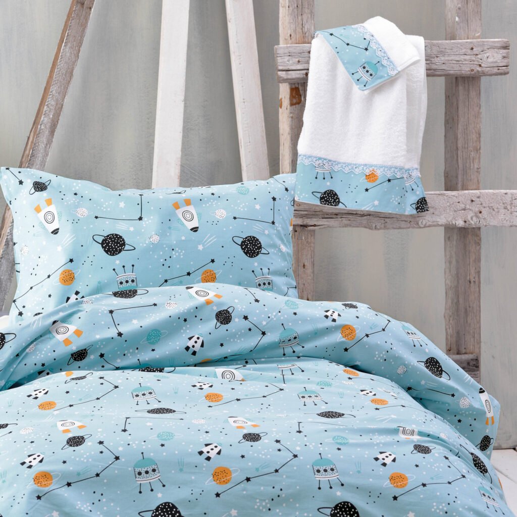 ASTROWORLD - ΖΕΥΓΟΣ ΜΑΞΙΛΑΡΟΘΗΚΕΣ - ΓΑΛΑΖΙΟ - 50Χ70 - Rythmos