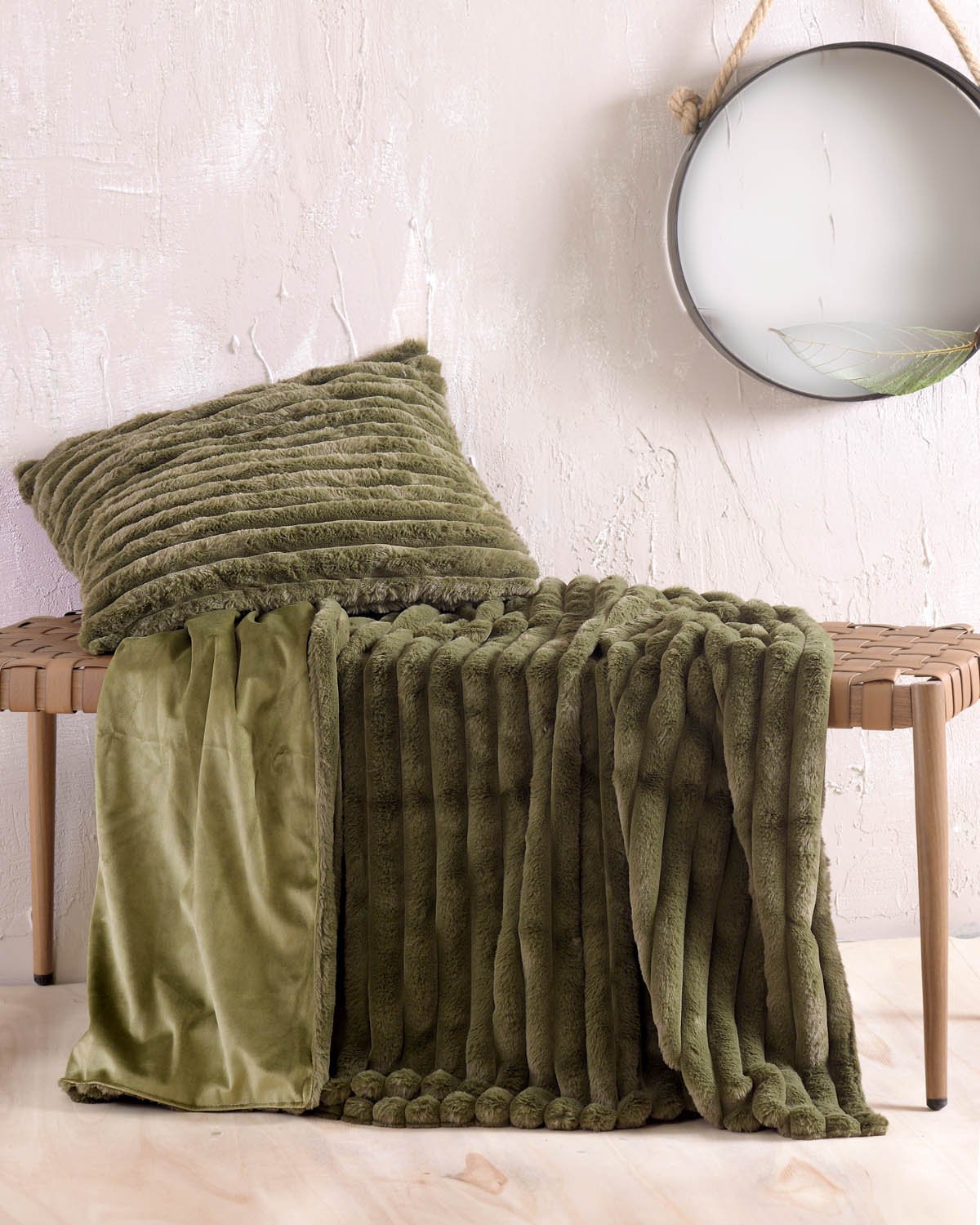 AYLA ΠΡΑΣΙΝΟ - ΔΙΑΚΟΣΜΗΤΙΚΟ ΜΑΞΙΛΑΡΙ ΜΕ ΓΕΜΙΣΗ - ΠΡΑΣΙΝΟ - ΜΑΞΙΛΑΡΙ ΜΕ ΓΕΜΙΣΗ (50Χ50) - Rythmos