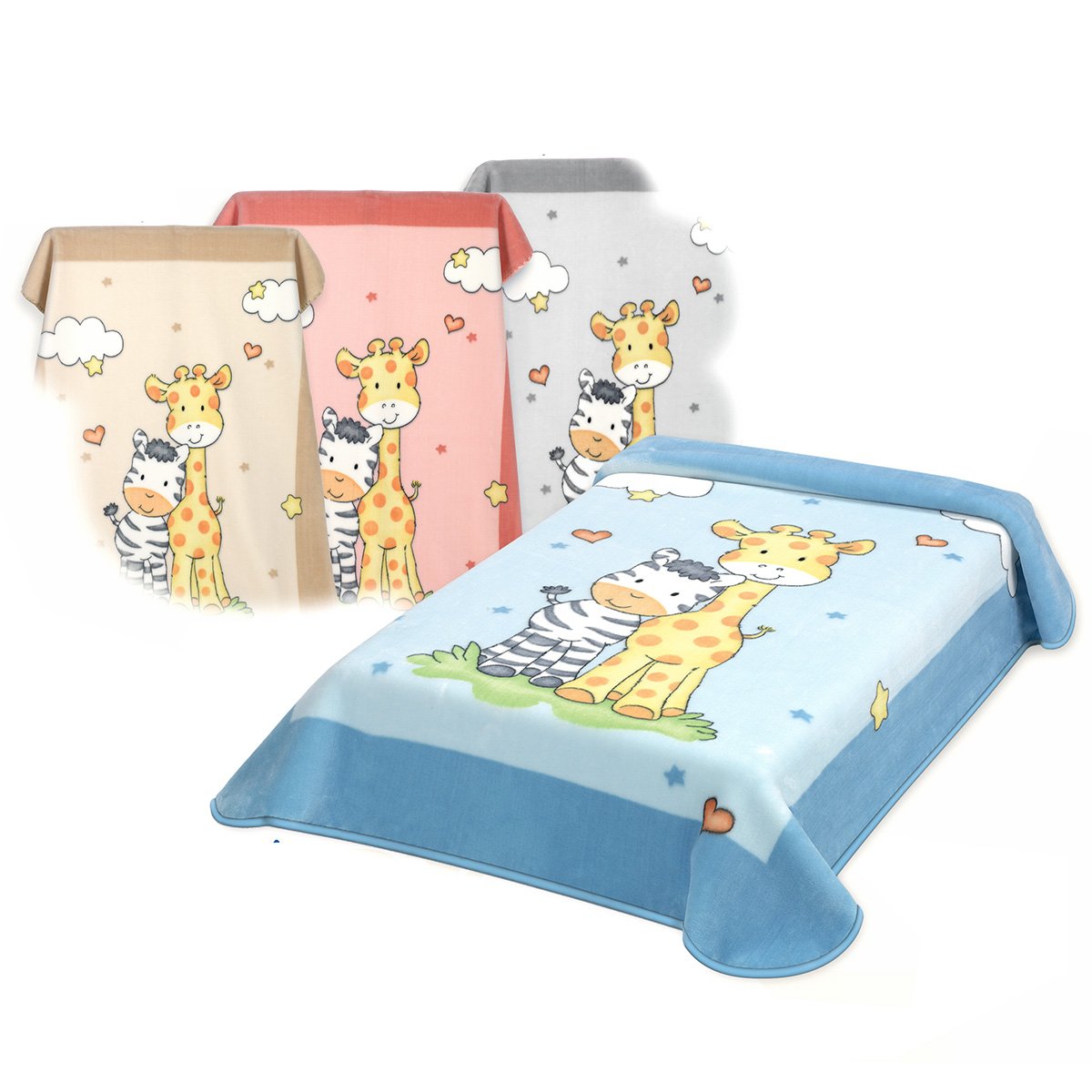 ΚΟΥΒΕΡΤΑ ΙΣΠΑΝΙΑΣ ΚΟΥΝΙΑΣ 110X140 BELPLA STER 637 BLUE - Image 2