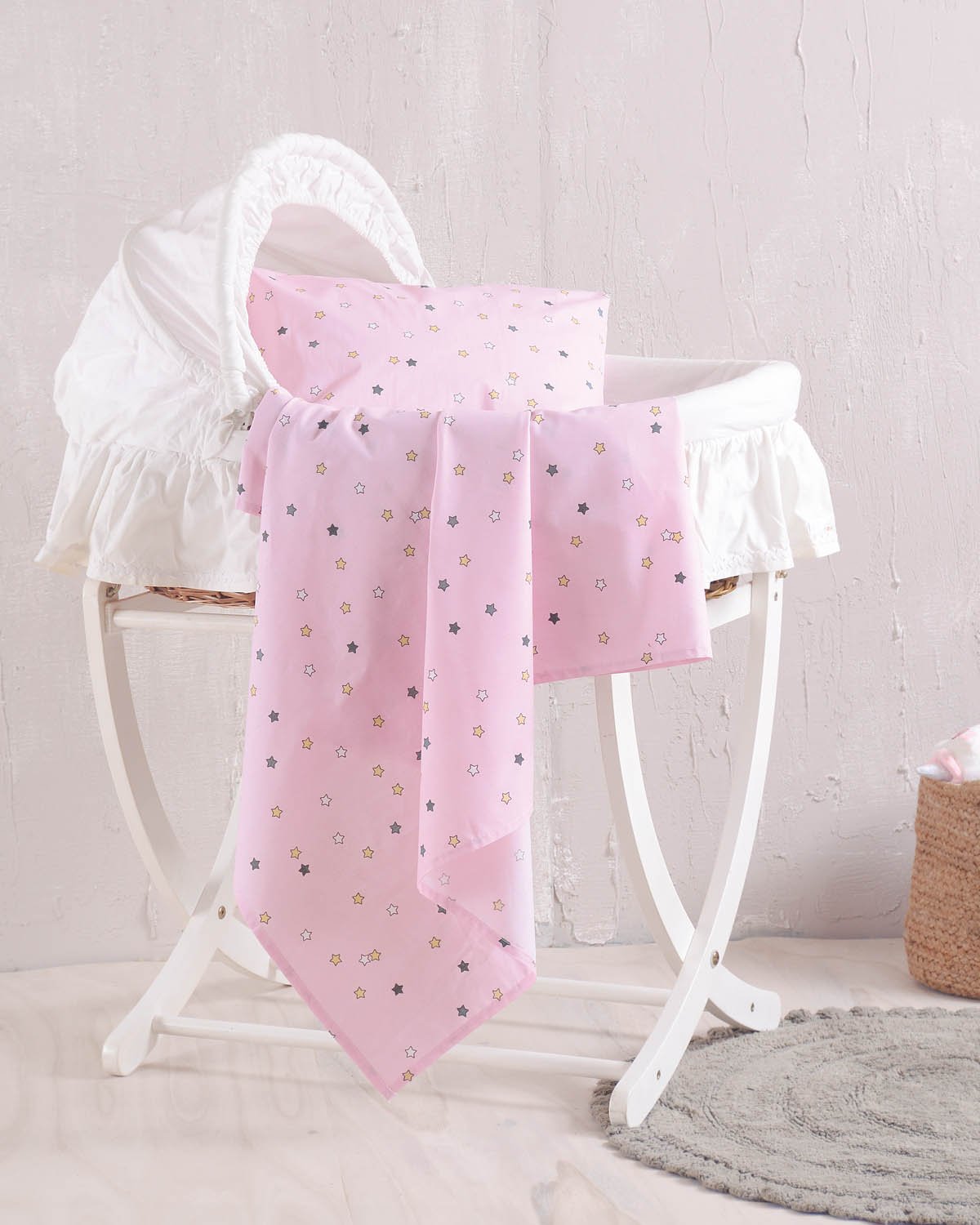 BLAZE ΡΟΖ - ΣΕΝΤΟΝΙ ΛΙΝΚΝΟΥ - ΡΟΖ - 80X110 - Rythmos