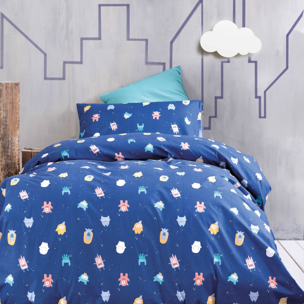 BUSTERS - ΣΕΤ ΠΑΠΛΩΜΑΤΟΘΗΚΗ ΠΑΙΔΙΚΗ 2 ΤΕΜ. - ΜΠΛΕ - ΗΜΙΔΙΠΛΟ (160X250) - Rythmos