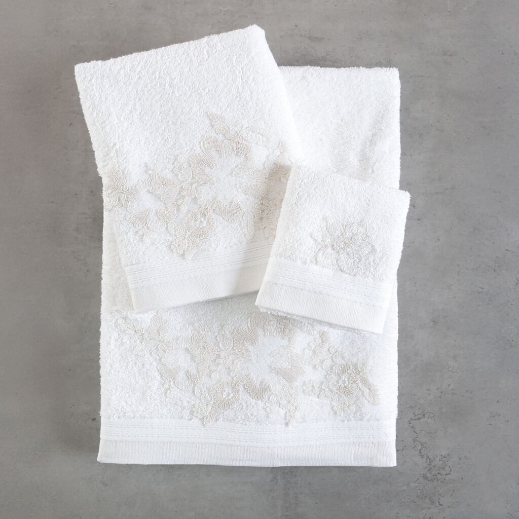 ELECTRA ΛΕΥΚΟ - ΣΕΤ ΠΕΤΣΕΤΕΣ 3ΤΕΜ. ΜΟΤΙΦ - ΛΕΥΚΟ - ΣΕΤ 3 ΤΕΜΑΧΙΩΝ (30X50, 50X90, 80X150) ΣΥΣΚΕΥΑΣΙΑ ΚΟΥΤΙΟΥ - Rythmos