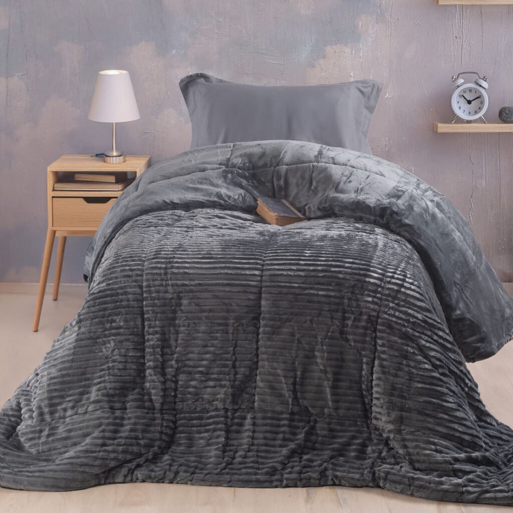 ETOILE ΓΚΡΙ - ΠΑΙΔΙΚΟ ΚΟΥΒΕΡΤΟΠΑΠΛΩΜΑ - ΓΚΡΙ - ΗΜΙΔΙΠΛΟ (160Χ220) - Rythmos