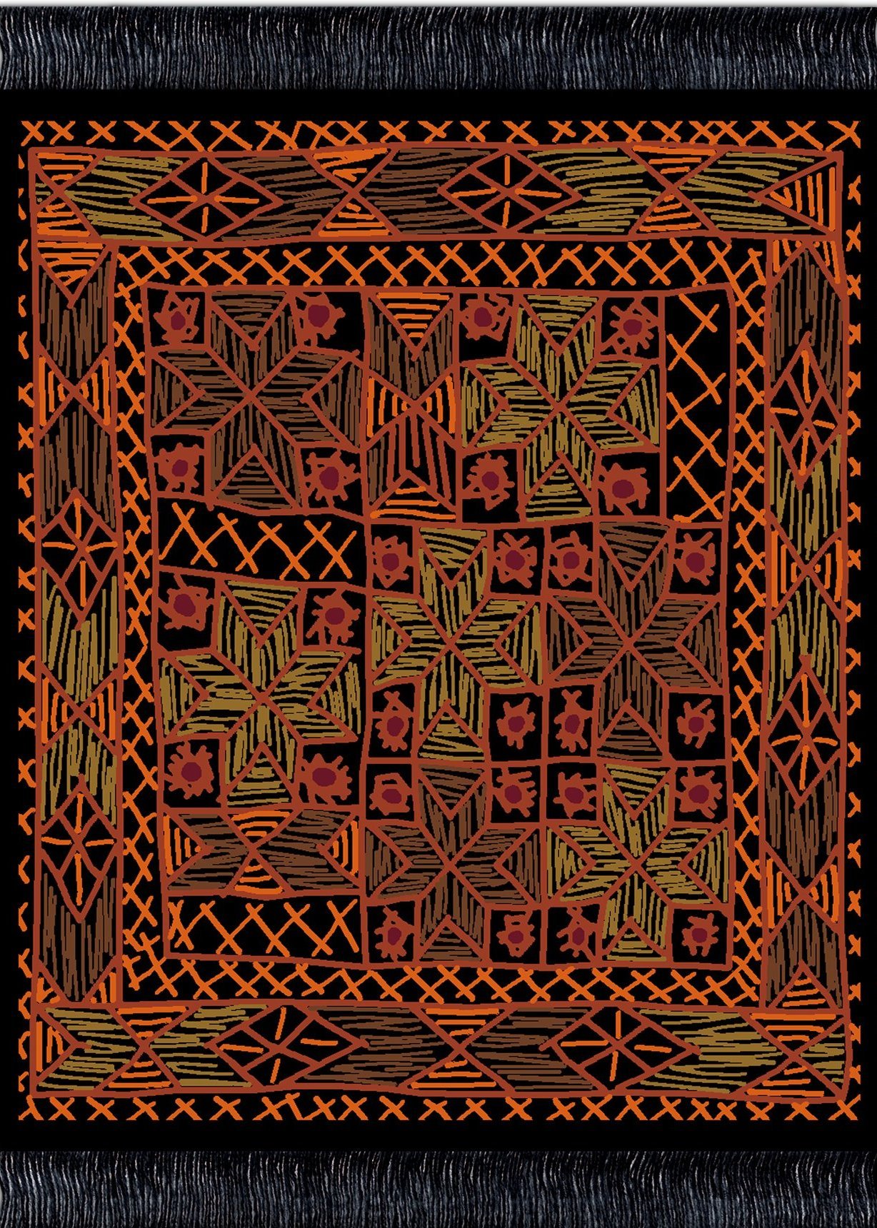 ΣΟΥΒΕΡ Coaster rugs-Sindh Abhala Bharat Sindh Abhala Bharat - Klonaras