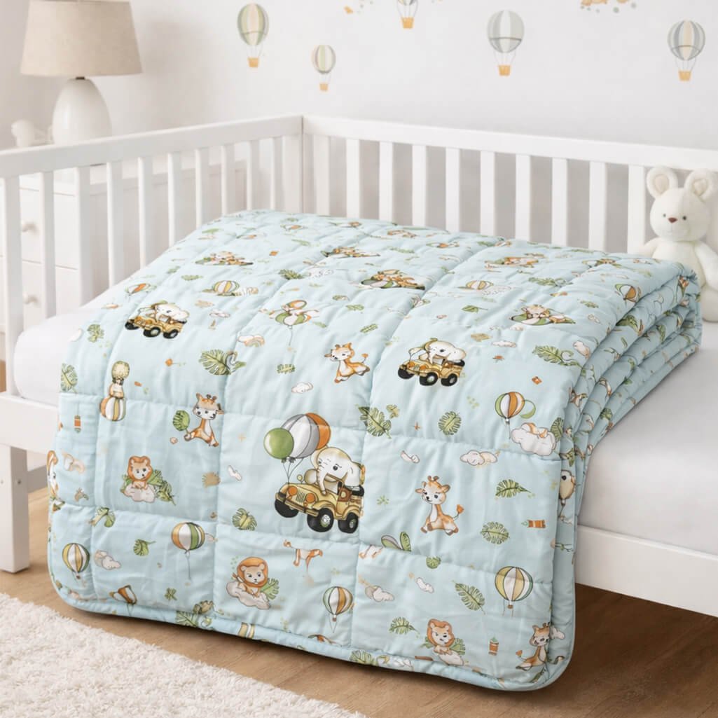 Βρεφικό Πάπλωμα Κούνιας Happy Zoo 72545 - Astron Italy