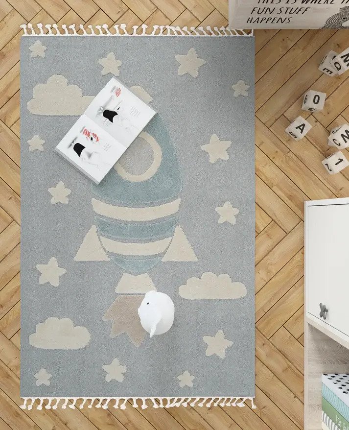 Alternative view of ΧΑΛΙ ΠΑΙΔΙΚΟ KIDS SPACE - 120cm x 180cm 2004235 - Klonaras