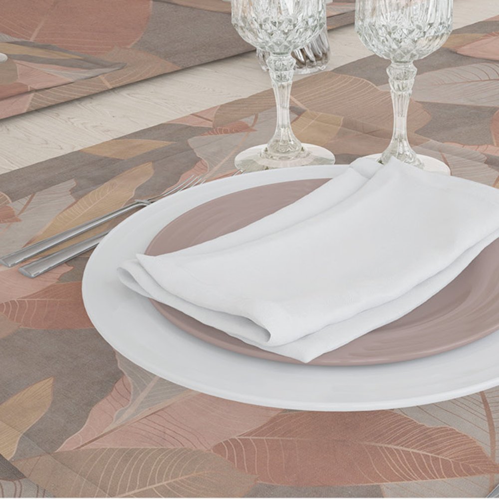 Alternative view of Καρέ Palm Tree Σπαγγί - 90 x 90 cm - Σπαγγί - Borea Home Textiles