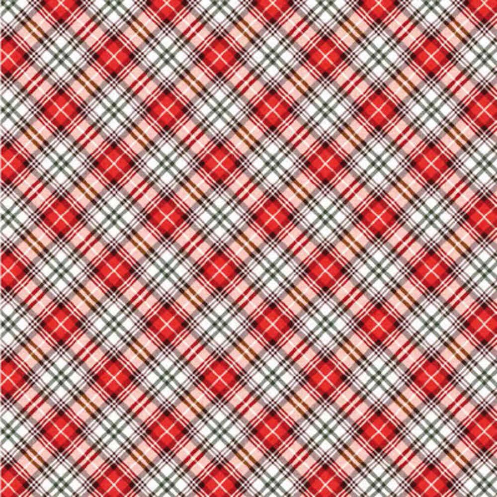 Alternative view of Τραβέρσα Χριστουγεννιάτικη Tartan - 50 x 140 cm - Κόκκινο - Borea Home Textiles
