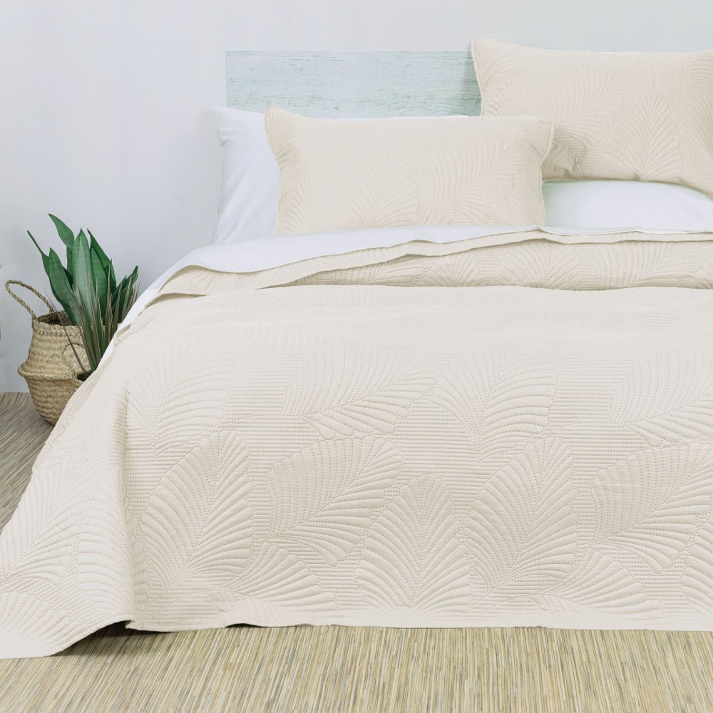 Κουβερλί Σετ Tropical Υπέρδιπλο - 220 x 240 cm + (2) 50 x 70 cm - Γκρι - Borea Home Textiles - Image 7