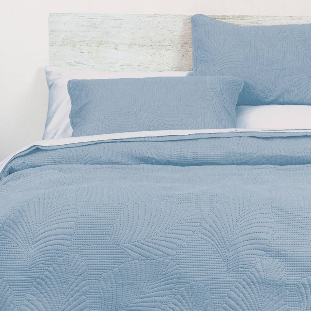 Κουβερλί Σετ Tropical Υπέρδιπλο - 220 x 240 cm + (2) 50 x 70 cm - Γκρι - Borea Home Textiles - Image 11