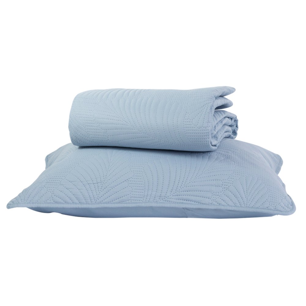 Κουβερλί Σετ Tropical Υπέρδιπλο - 220 x 240 cm + (2) 50 x 70 cm - Γκρι - Borea Home Textiles - Image 12