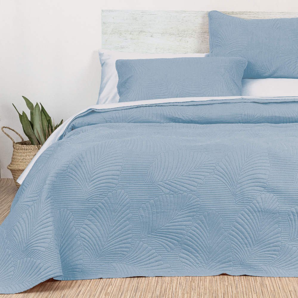 Κουβερλί Σετ Tropical Υπέρδιπλο - 220 x 240 cm + (2) 50 x 70 cm - Γκρι - Borea Home Textiles - Image 10