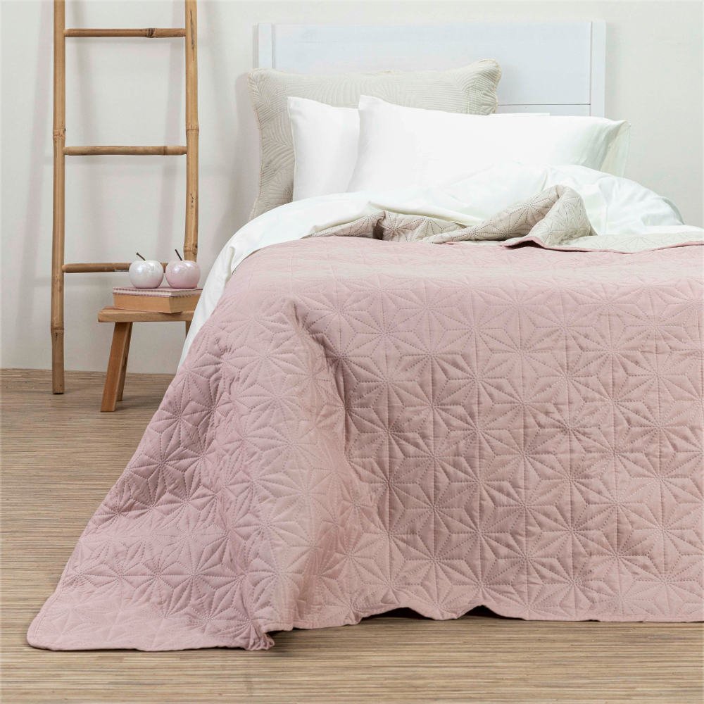 Κουβερλί Stellar Μονό - 160 x 240 cm - Γκρι-Γκρι ανοιχτό - Borea Home Textiles