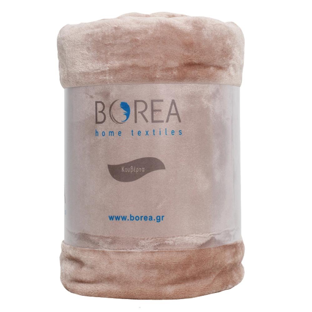 Κουβέρτα Μονόχρωμη K-4 Υπέρδιπλη - 220 x 240 cm - Φυστικί - Borea Home Textiles - Image 8