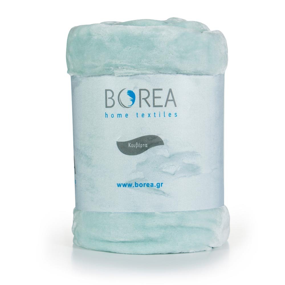 Κουβέρτα Μονόχρωμη K-4 Υπέρδιπλη - 220 x 240 cm - Φυστικί - Borea Home Textiles - Image 9