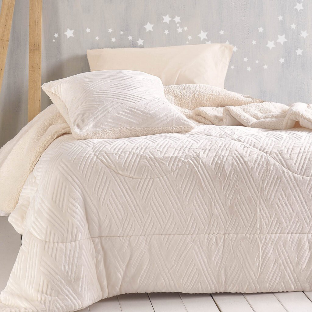 LOTUS ΕΚΡΟΥ - ΚΟΥΒΕΡΤΟΠΑΠΛΩΜΑ ΠΑΙΔΙΚΟ - ΕΚΡΟΥ - ΗΜΙΔΙΠΛΟ (160Χ220) - Rythmos